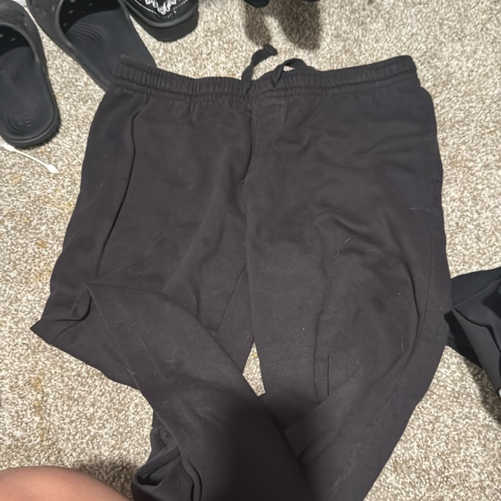 Black joggers